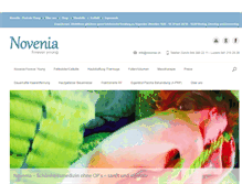 Tablet Screenshot of novenia.ch
